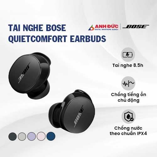 Tai nghe Bose QuietComfort Earbuds | Black (Chính hãng)