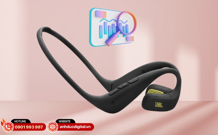JBL Endurance Pace trang bị Google Finde và Google Audio Switch