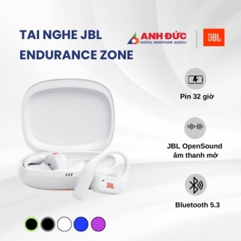 Tai nghe JBL Endurance Zone | White (Chính hãng)