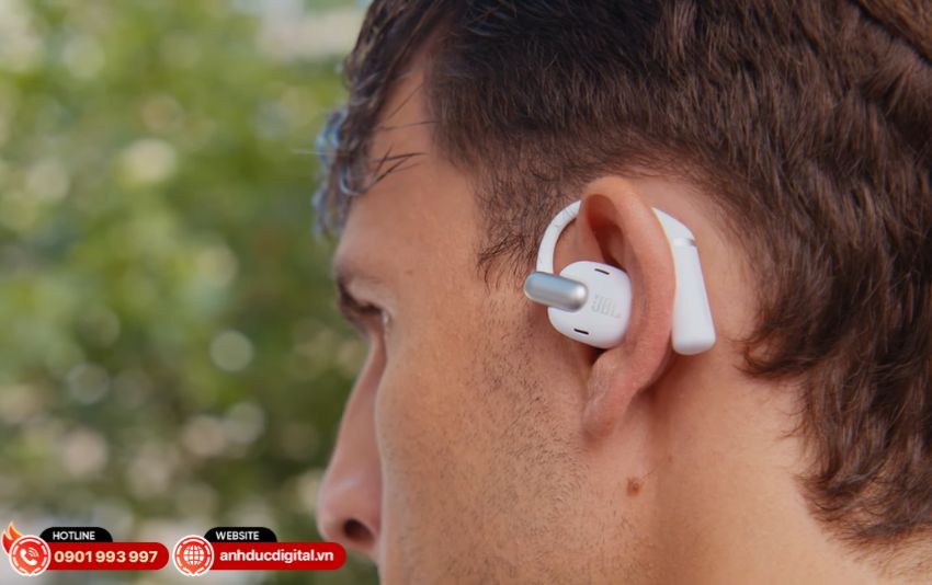 Thiết kế open-ear JBL Sense Pro sử dụng công nghệ JBL OpenSound