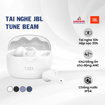 Tai nghe JBL Tune Beam | White (Chính Hãng)