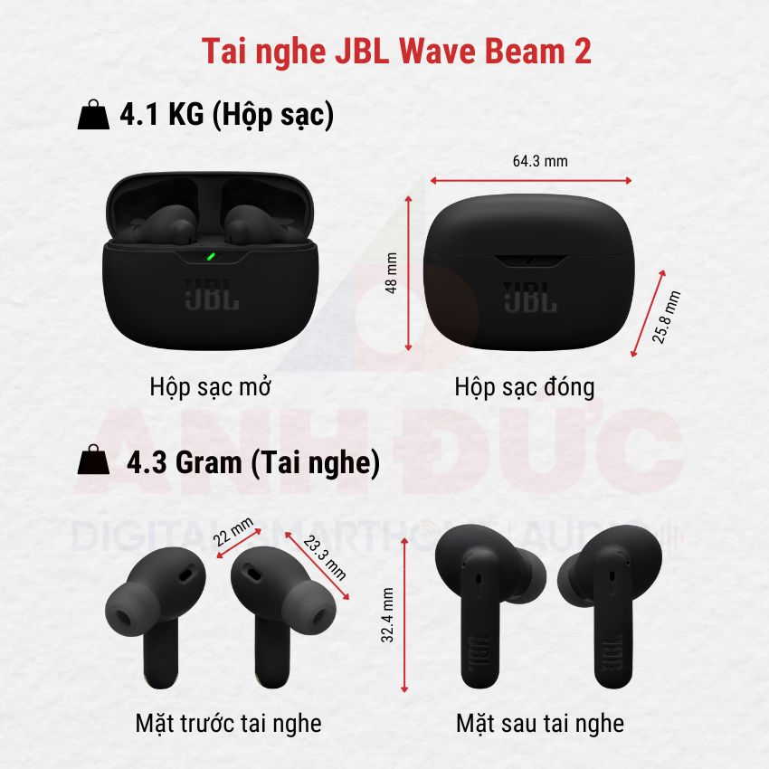 Tai nghe JBL Wave Beam 2 tổng quan