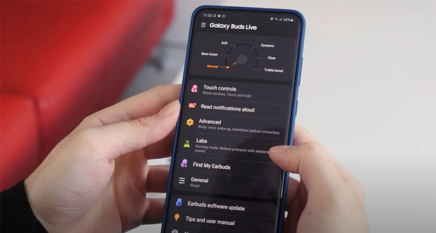 Điều khiển qua ứng dụng và hỗ trợ Bixby