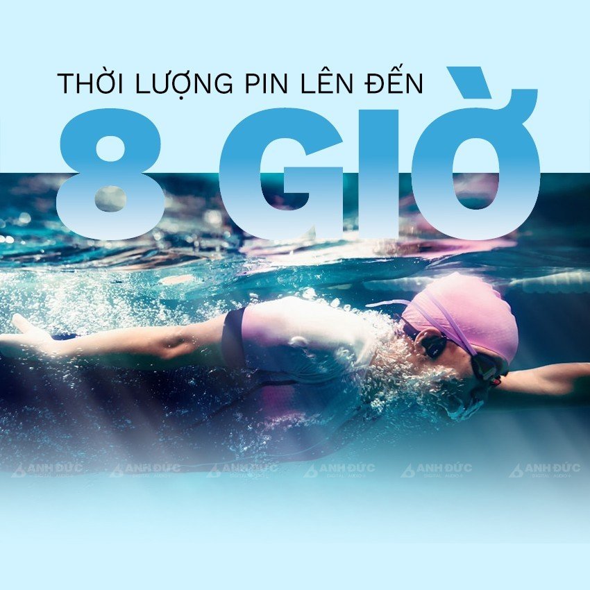 Thời lượng pin lên đến 8 giờ