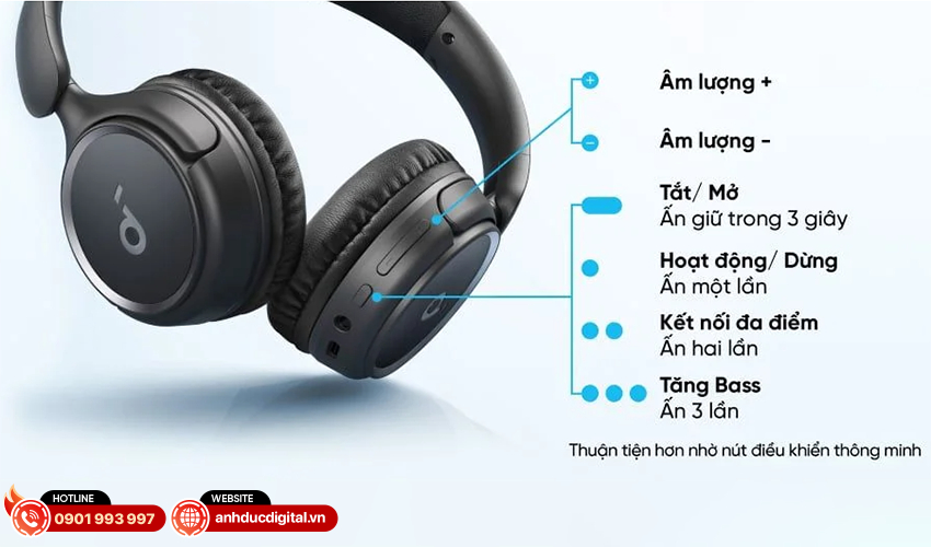 Tai nghe Anker Soundcore HB H30i 13