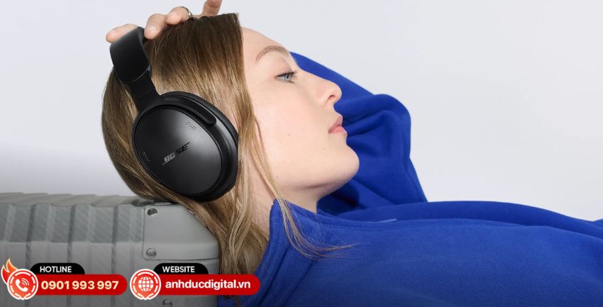 Bose QuietComfort Headphones 2 được trang bị c&ocirc;ng nghệ khử tiếng ồn chủ động Bose QuietControl 