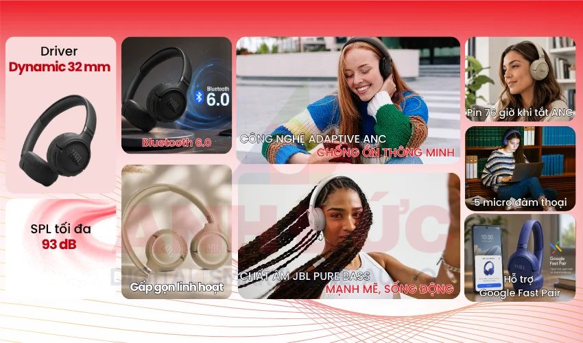 Tai nghe JBL Tune 680NC