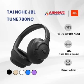 Tai nghe JBL Tune 780NC | Black (Chính hãng)