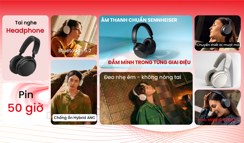 Tai nghe Sennheiser Accentum chính hãng