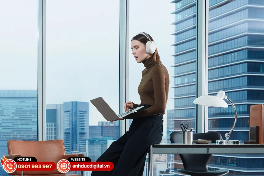 WH-1000X The Collexion trang bị hệ thống AI Beamforming với 6 micro