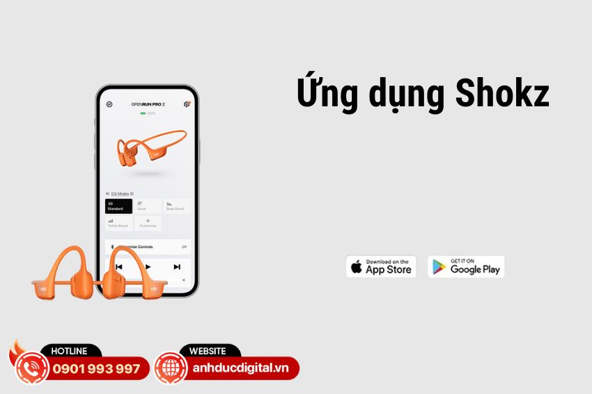 Cá nhân hóa trải nghiệm sử dụng với ứng dụng Shokz