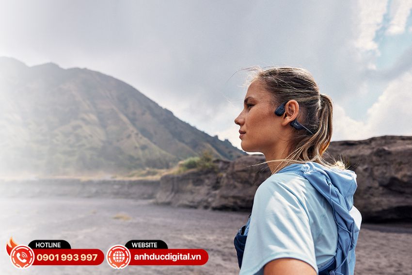 Thiết kế không nhét tai vừa vặn và thoải mái của Openrun Pro 2