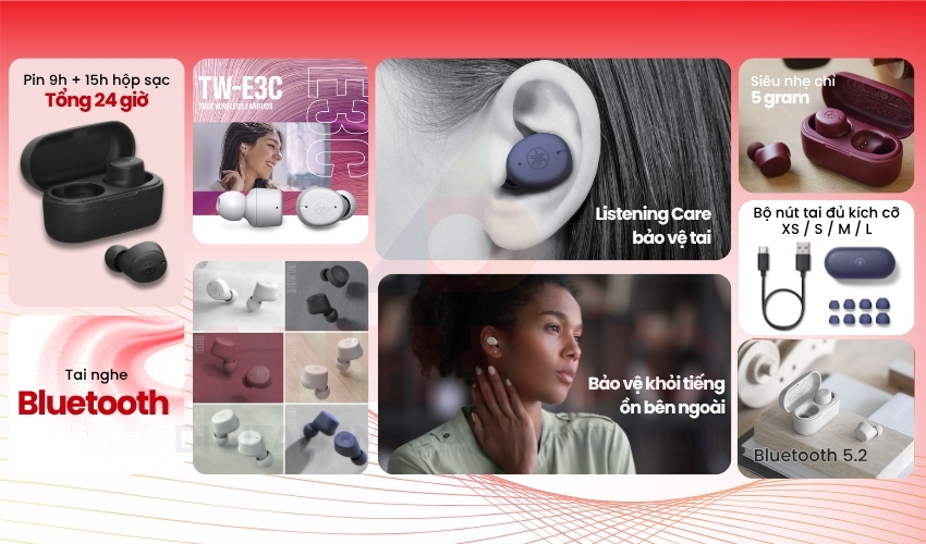 Tai nghe bluetooth Yamaha TWE3C