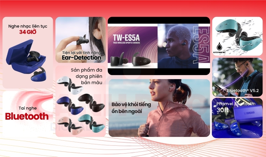 Tai nghe bluetooth Yamaha TW-ES5A