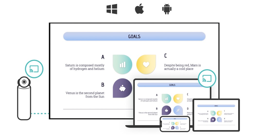 Tương thích với hầu hết các ứng dụng họp trực tuyến