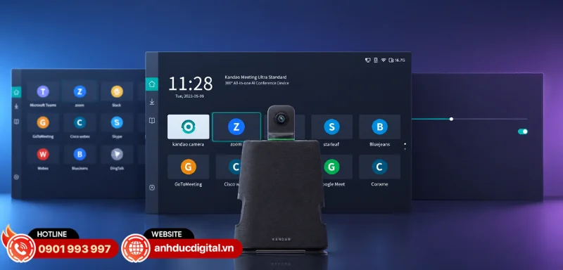 Kandao Meeting Ultra Standard t&iacute;ch hợp hệ điều h&agrave;nh Android