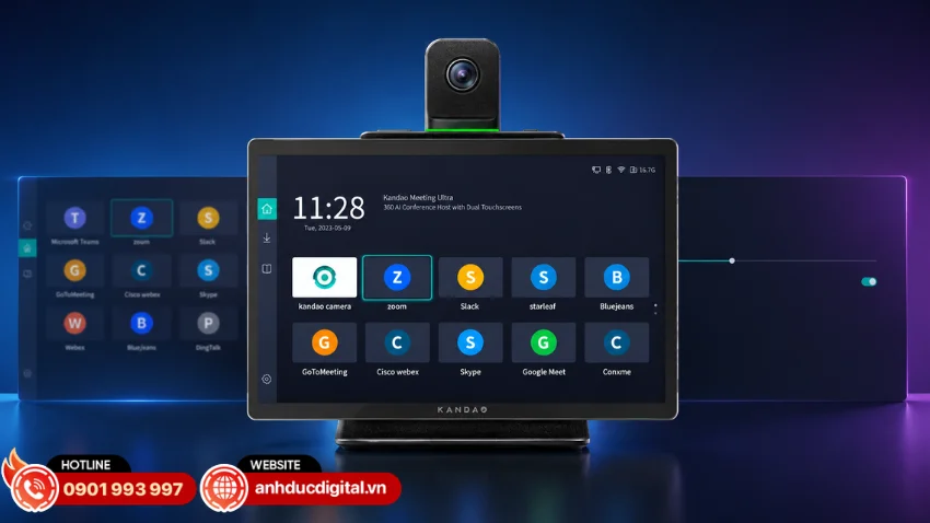 Kandao Meeting Ultra t&iacute;ch hợp hệ điều h&agrave;nh Android
