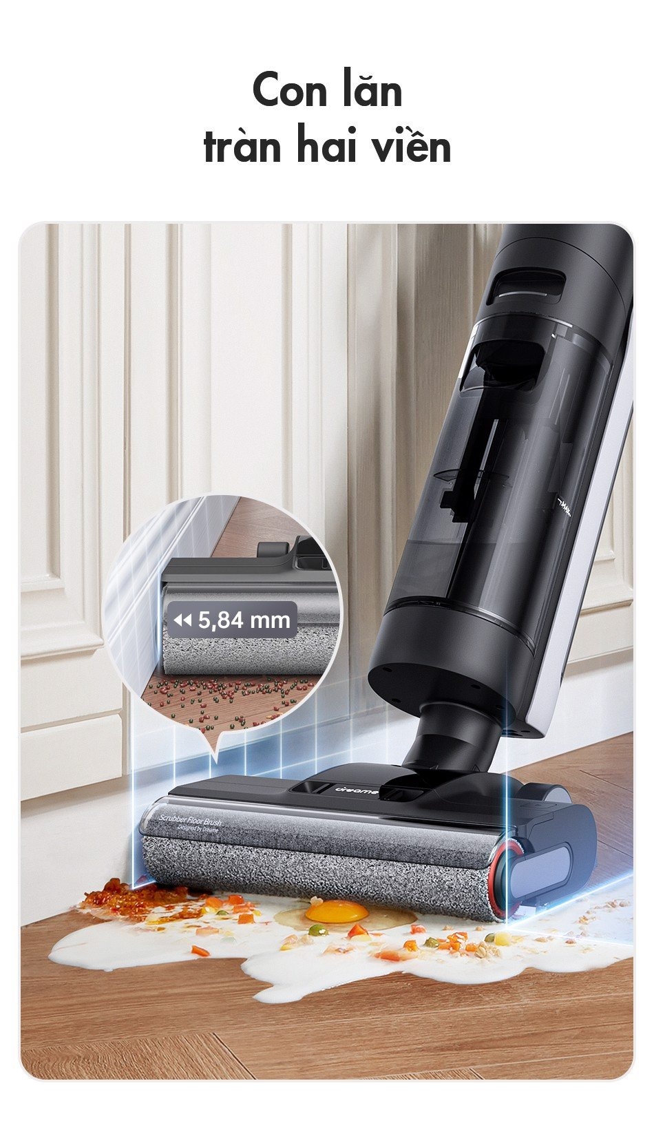 Cuộn lăn tràn 2 cạnh