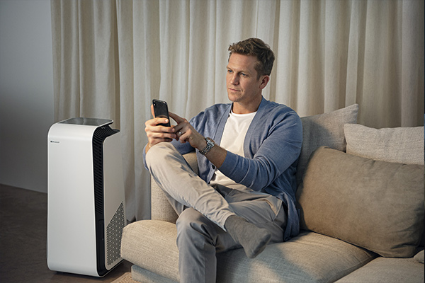 Kết nối dễ dàng với ứng dụng Blueair