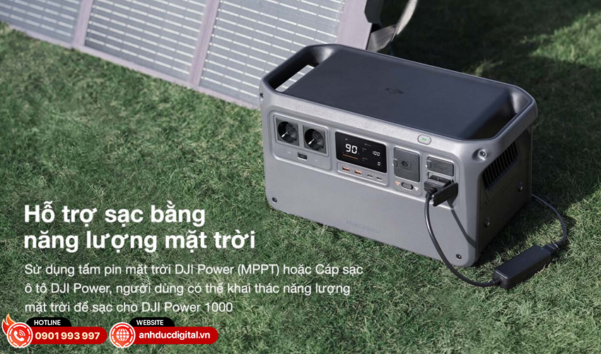 Sạc bằng năng lượng mặt trời 