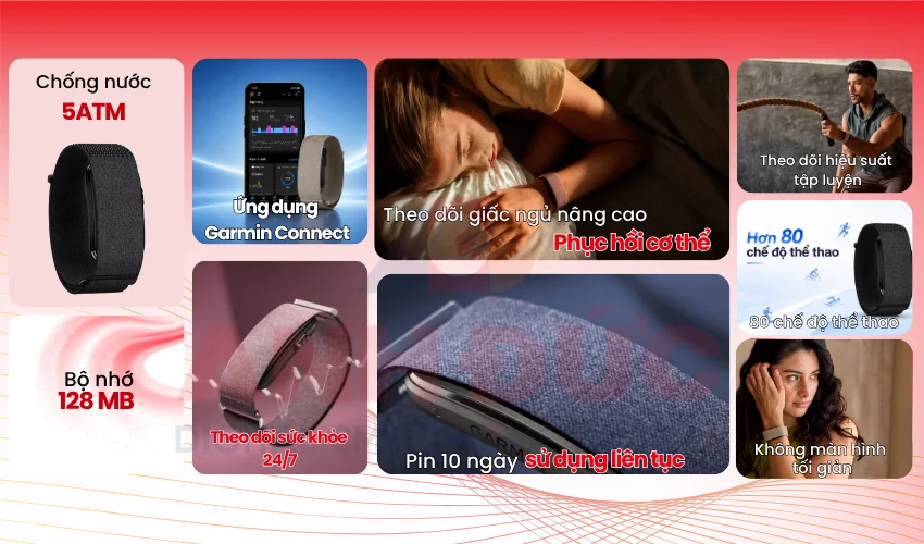 Vòng đeo thông minh Garmin CIRQA