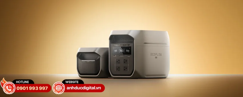 Pin mở rộng EcoFlow DELTA 3 Max Plus Extra Battery cung cấp th&ecirc;m 2048Wh