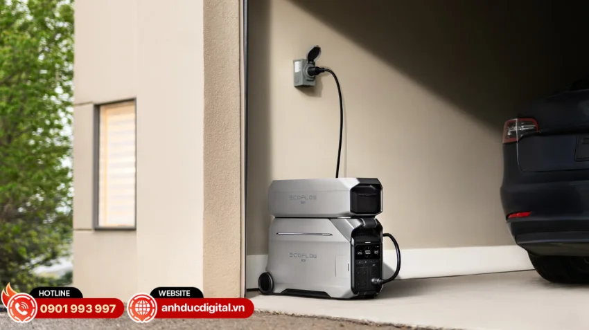 EcoFlow DELTA Pro 3 Smart Extra Battery hỗ trợ quản l&yacute; năng lượng th&ocirc;ng minh th&ocirc;ng qua hệ sinh th&aacute;i EcoFlow