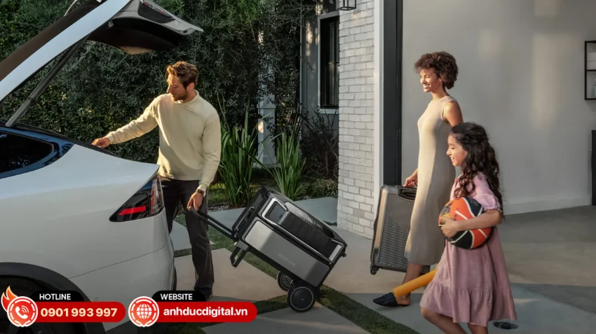 EcoFlow DELTA Pro Ultra Battery c&oacute; thiết kế tối ưu cho hệ thống lưu trữ