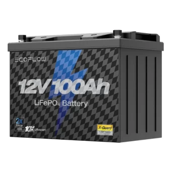 Pin EcoFlow Lithium 12V 100Ah Deep Cycle LiFePO4 Battery (Chính hãng)