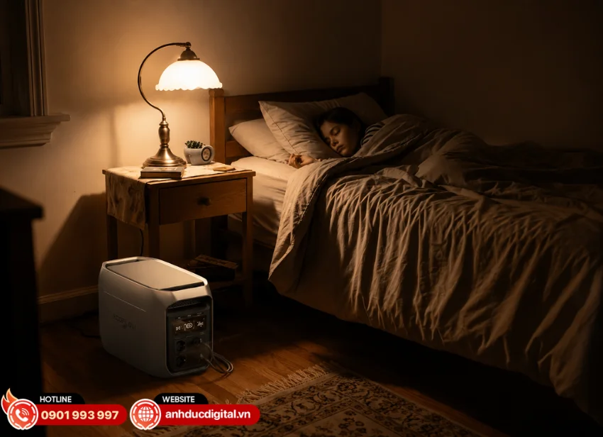 EcoFlow DELTA 3 Max vận hành êm ái trong nhiều môi trường