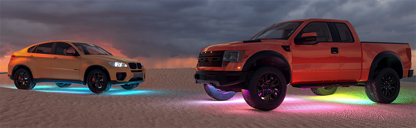 Govee RGBIC Exterior Car Underglow Lights H6184 6