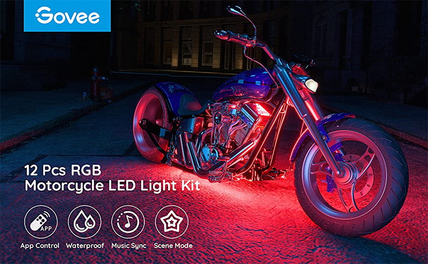 Govee 12 Pcs RGB Motor LED Light Kits H6194