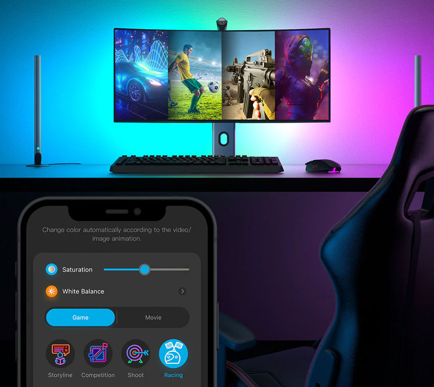 Govee-DreamView-G1-Pro-Gaming-Light-H604A-09