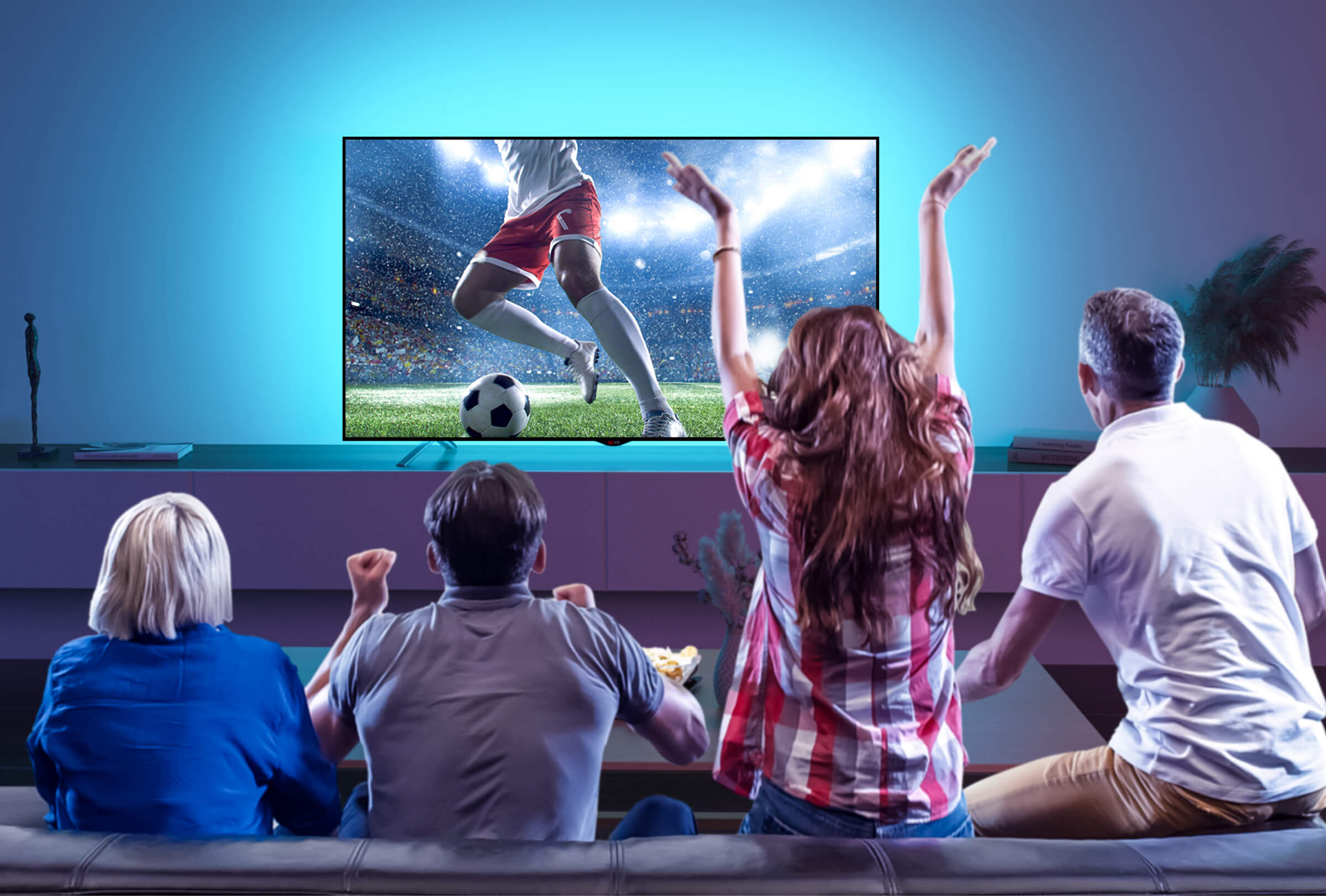 Govee RGB LED TV Backlights Support H6179 05