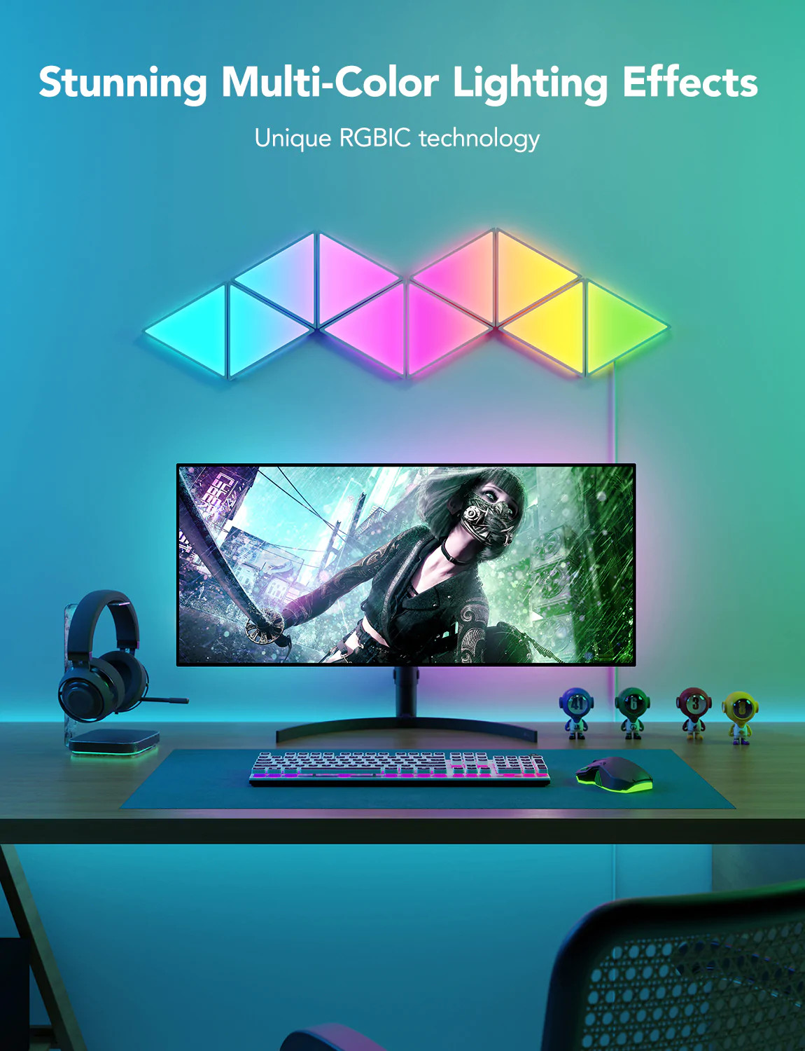 Govee Glide Triangle Light Panels H6067 5
