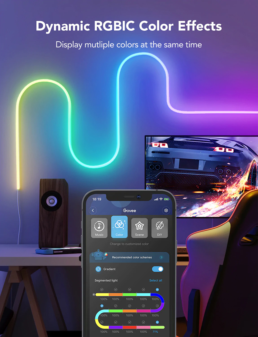 Govee Neon LED Strip Light H61A2 4