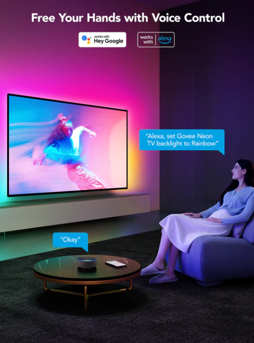 Govee RGBIC Neon TV Backlight H61B2 2