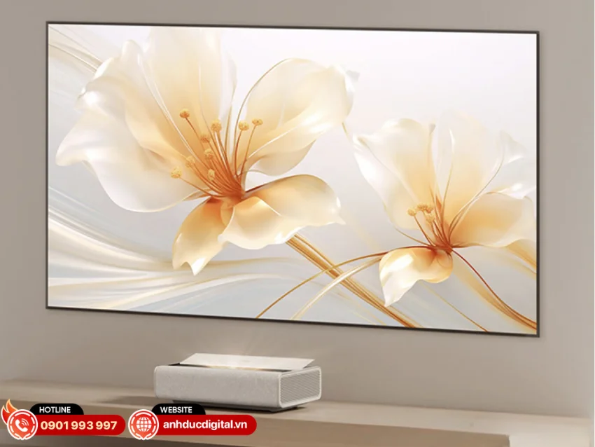 M&agrave;n chiếu ALR si&ecirc;u gần XGIMI 100 inch tương th&iacute;ch tối ưu với XGIMI AURA 2 v&agrave; d&ograve;ng UST