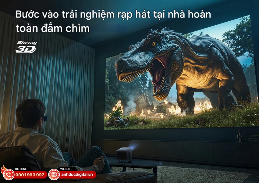 JMGO N1s 4K Hỗ trợ chiếu 3D Blu-ray