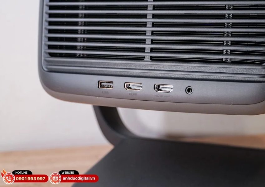 Jmgo N1s Ultimate kết nối HDMI 2.1, USB