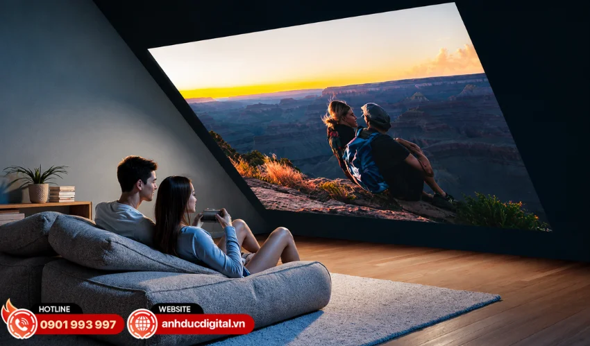 JMGO Pico Play+ trang bị độ s&aacute;ng 450 ISO Lumens