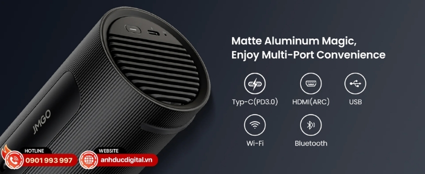 Máy chiếu Picoflix JMGO Kết nối đa dạng
