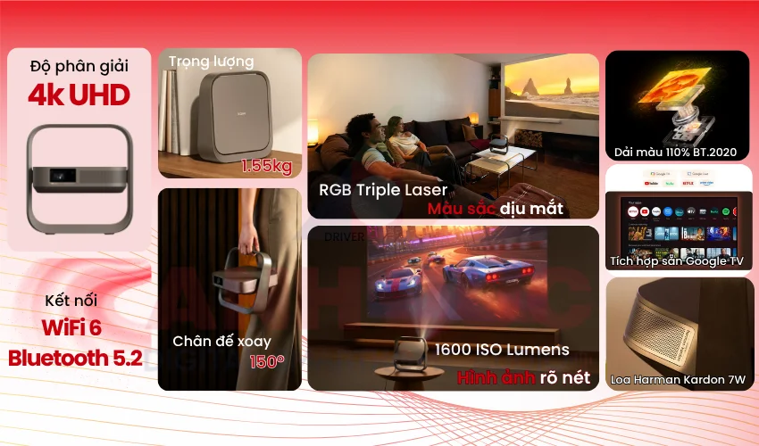 M&aacute;y chiếu XGIMI Elfin Flip 4K