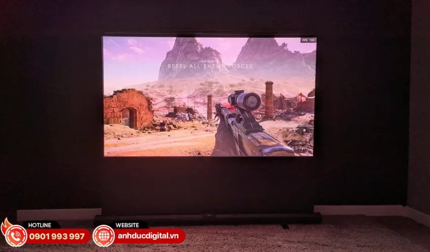 Xgimi Horizon 20 Max hỗ trợ trình chiếu 1080p ở tần số quét lên tới 240Hz