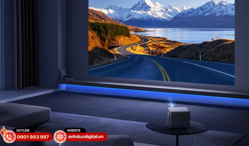 Xgimi Horizon 20 hỗ trợ kích thước chiếu lên đến 300 inch
