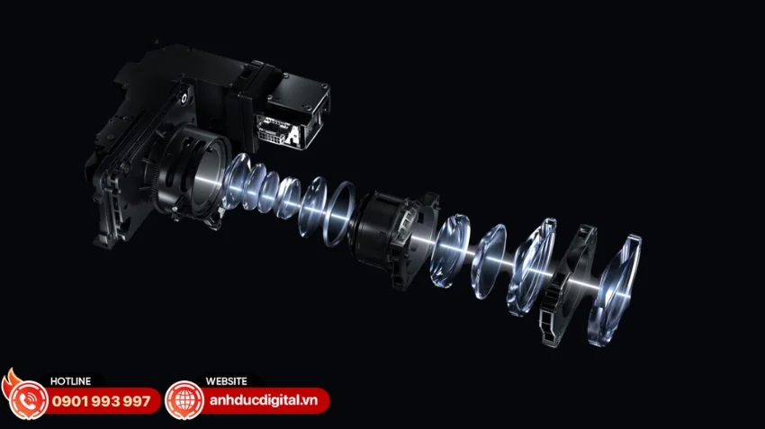 XGIMI Mira sử dụng c&ocirc;ng nghệ RGB Triple Laser với ba nguồn s&aacute;ng laser đỏ, xanh l&aacute; v&agrave; xanh dương