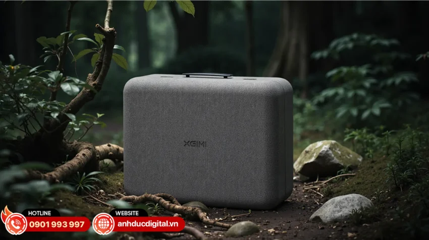 Bộ m&aacute;y chiếu XGIMI MoGo 4 Laser Outdoor Collection trang bị hộp đựng l&agrave;m từ vật liệu EPP mật độ cao