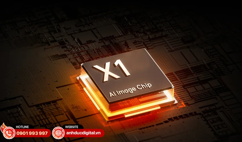 XGIMI Titan sử dụng chip xử l&yacute; h&igrave;nh ảnh AI XGIMI X1 
