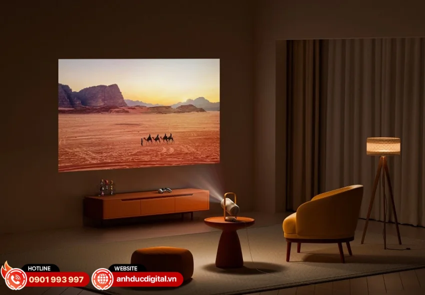XGIMI Vibe One được trang bị độ ph&acirc;n giải Full HD 1080P