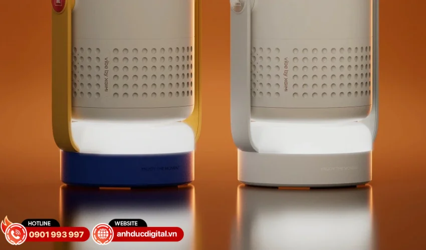 XGIMI Vibe One c&oacute; hệ thống đ&egrave;n nền ambient với 8 m&agrave;u &aacute;nh s&aacute;ng